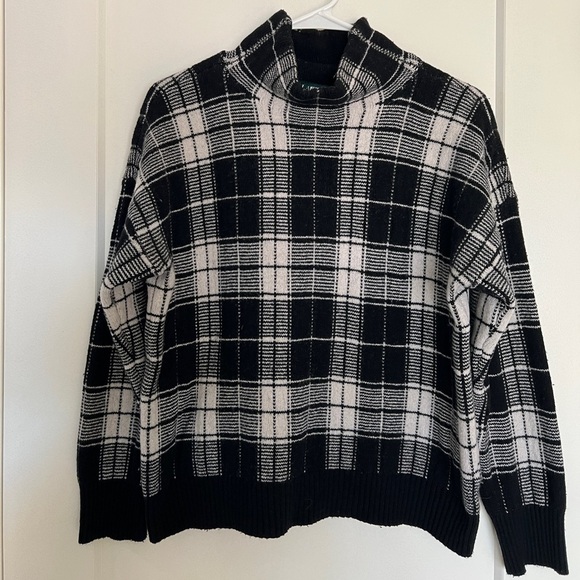 Ralph Lauren Sweaters - Ralph Lauren Plaid Turtleneck